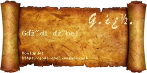 Gódi Ábel névjegykártya